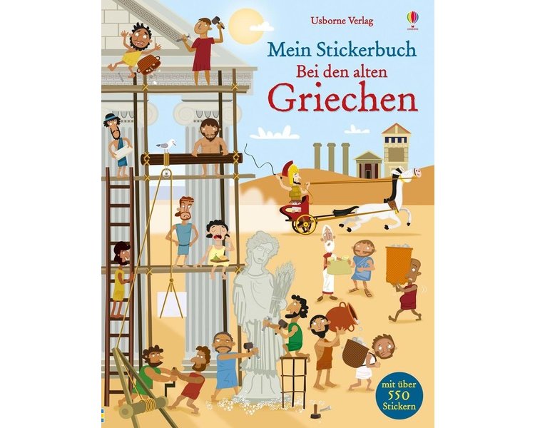 USBORNE : MEIN STICKERBUCH : BEI DEN ALTEN GRIECHEN PB - WAT
