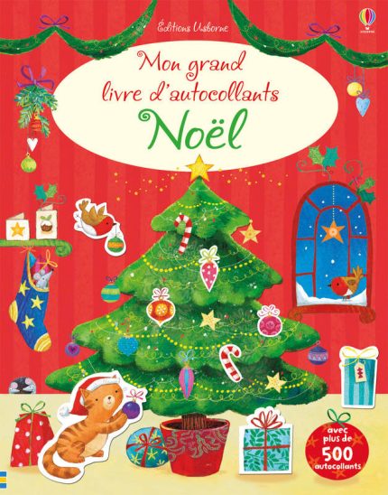 USBORNE : MON GRAND LIVRE DAUTOCOLLANTS - NOEL HC - JATKOWSK