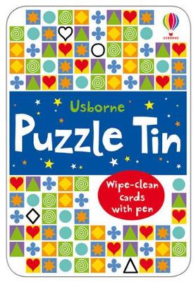 USBORNE : PUZZLE TIN (WIPE CLEAN CARDS WITH PEN) HC - PHIL C