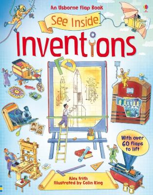 USBORNE : SEE INSIDE INVENTIONS BOARD BOOK - ALEX FRITH-COLI