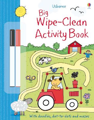 USBORNE WIPE-CLEAN : BIG WIPE CLEAN ACTIVITY BOOK PB - SAM T