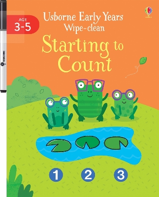 USBORNE WIPE-CLEAN EARLY YEARS : STARTING TO COUNT PB - JESS