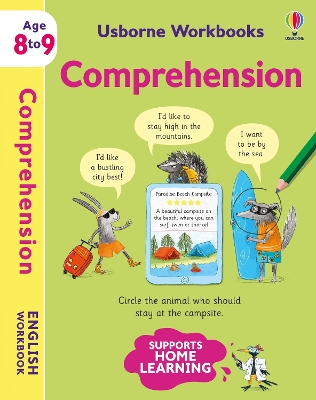 USBORNE WORKBOOKS COMPREHENSION 8-9 PB - CAROLINE YOUNG-MAGD