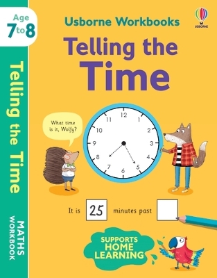 USBORNE WORKBOOKS TELLING THE TIME 7-8 PB - HOLLY BATHIE-ELI