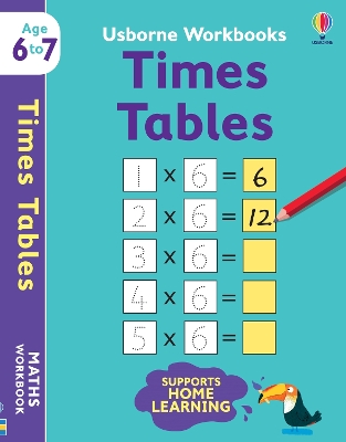 USBORNE WORKBOOKS TIMES TABLES 6-7 PB - HOLLY BATHIE-MARTA C