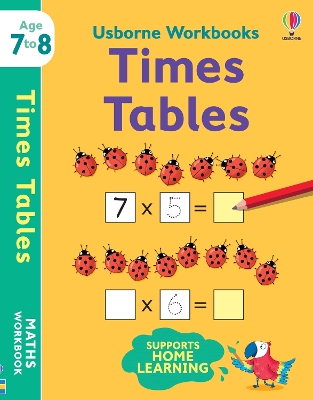USBORNE WORKBOOKS TIMES TABLES 7-8 PB - HOLLY BATHIE-ELISA P