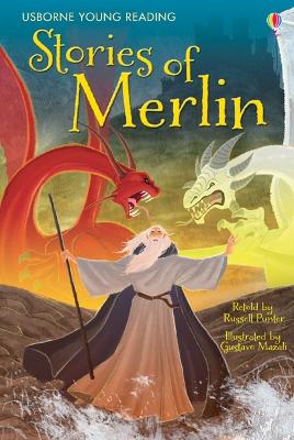USBORNE YOUNG READING 1: STORIES OF MERLIN HC - RUSSELL PUNT
