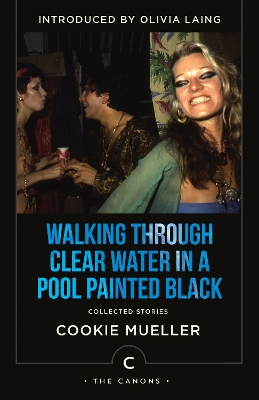 WALKING THROUGH CLEAR WATER IN A POOL PAINTED BLACK PB - COO