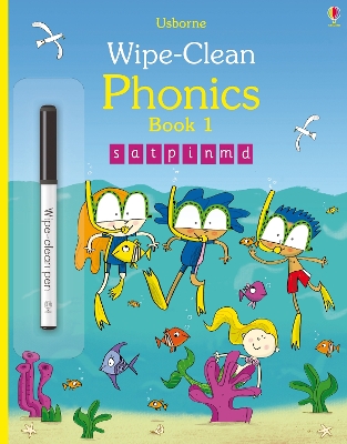 WIPE-CLEAN PHONICS: BOOK 1  PB - MAIRI MACKINNON-FRED BLUNT