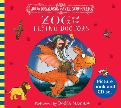ZOG AND THE FLYING DOCTORS BOOK AND CD PB - JULIA DONALDSON-