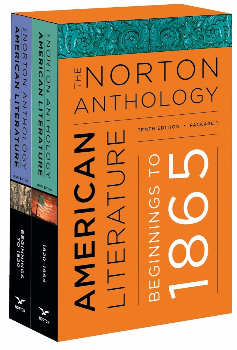 The Norton Anthology of American Literature: Beginnings to 1865