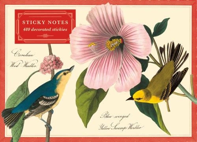 AUDUBON WARBLERS STICKY NOTES - GALISON-JOHN JAMES AUDUBON