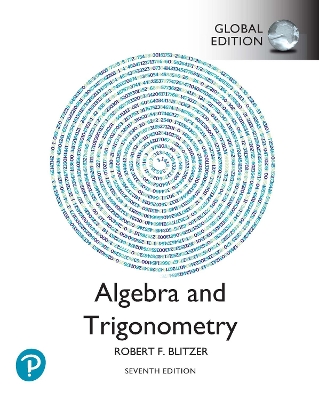 ALGEBRA AND TRIGONOMETRY GLOBAL EDITION - ROBERT BLITZER