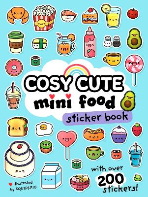 COSY CUTE MINI FOOD STICKER BOOK PB - COSY CUTE