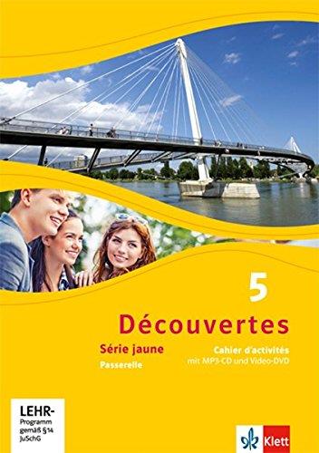 DECOUVERTES 5 SERIE JAUNE CAHIER DACTIVITES MIT MP3-CD UND V