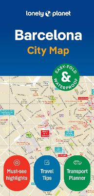 LONELY PLANET BARCELONA CITY MAP 2 MAP - END DATE 31/3/2029