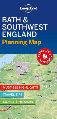 LONELY PLANET BATH   SOUTHWEST ENGLAND PLANNING MAP 1 MAP -