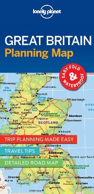 LONELY PLANET GREAT BRITAIN PLANNING MAP 1 MAP - END DATE 30
