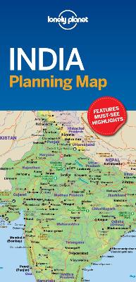LONELY PLANET INDIA PLANNING MAP 1 MAP - END DATE 31/10/2024