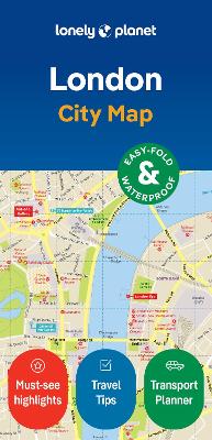LONELY PLANET LONDON CITY MAP 2 MAP - END DATE 31/7/2029 - L