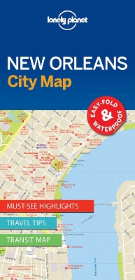 LONELY PLANET NEW ORLEANS CITY MAP 1 MAP - END DATE 31/7/202