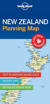 LONELY PLANET NEW ZEALAND PLANNING MAP 1 MAP - END DATE 31/8