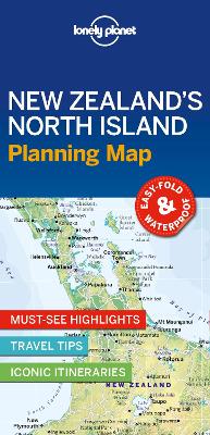 LONELY PLANET NEW ZEALANDS NORTH ISLAND PLANNING MAP 1 MAP -