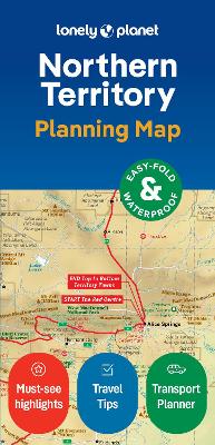 LONELY PLANET NORTHERN TERRITORY PLANNING MAP 2 MAP - END DA