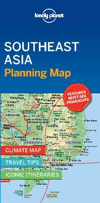 LONELY PLANET SOUTHEAST ASIA PLANNING MAP 1 MAP - END DATE 3