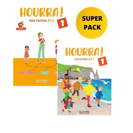 Hourra! 1 (A1.1) - Super Pack (Livre + Cahier + Plus)