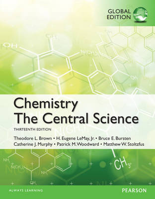 CHEMISTRY: THE CENTRAL SCIENCE 13TH ED PB - THEODORE E. BROW