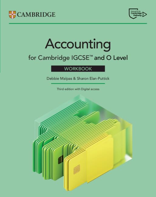 Cambridge IGCSE™ and O Level Accounting Workbook with Digital Access