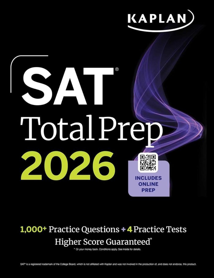 SAT Total Prep 2026: Includes 4 Full Length Practice Tests, 1,100+ Practice Questions + 1 Year Access to Online Quizzes and Video Lessons and Tutorials SAT Total Prep 2026: Includes 4 Full Length Practice Tests, 1,100+ Practice Questions + 1 Year Access to Online Quizzes and Video Lessons and Tutorials