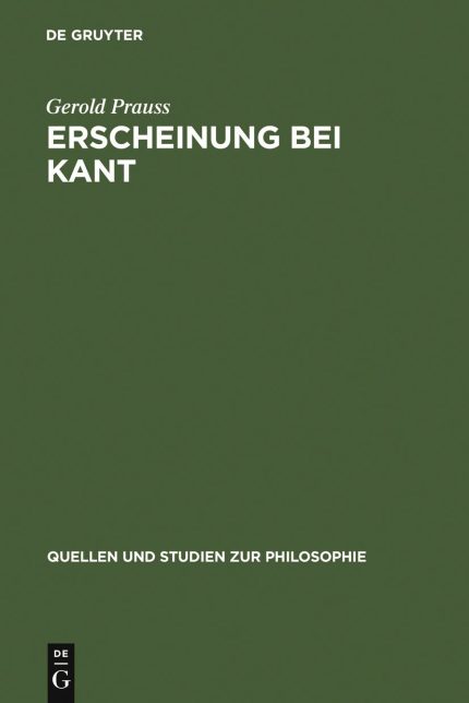 Erscheinung bei Kant