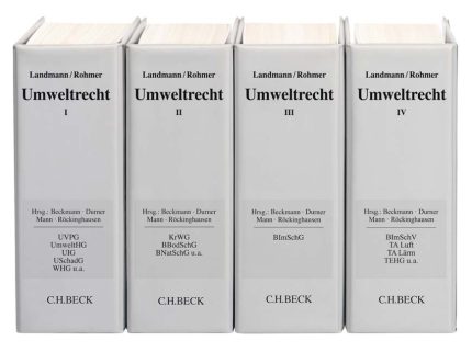 Umweltrecht In 4 Banden. Loseblatt-Kommentar. Grundwerk zur Fortsetzung (min. 3 Erganzungslieferungen)