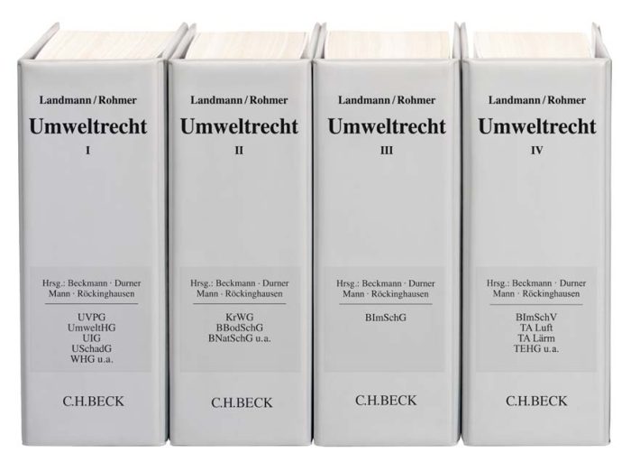 Umweltrecht In 4 Banden. Loseblatt-Kommentar. Grundwerk zur Fortsetzung (min. 3 Erganzungslieferungen) Umweltrecht In 4 Banden. Loseblatt-Kommentar. Grundwerk zur Fortsetzung (min. 3 Erganzungslieferungen)