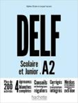 DELF SCOLAIRE   JUNIOR A2 METHODE (+ DVD-ROM) N/E - NELLY MO