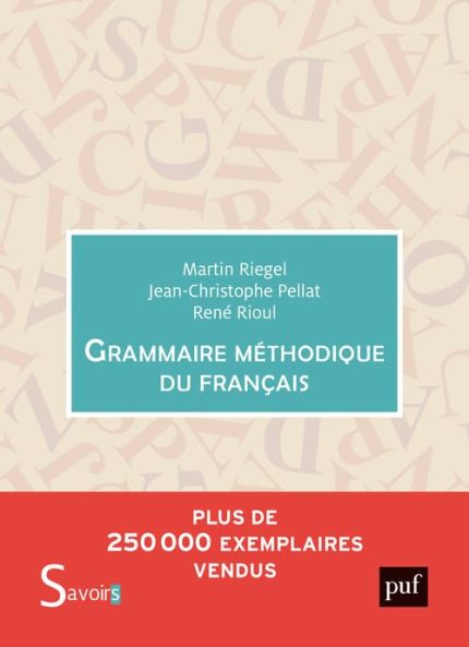 Grammaire Methodique du Francais edition 2024