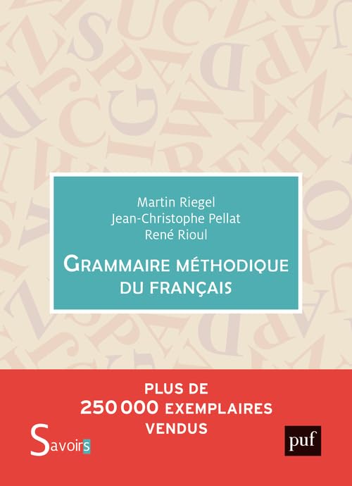 Grammaire Methodique du Francais edition 2024