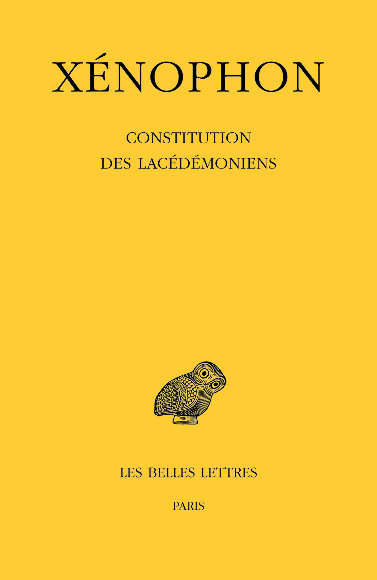 Constitution des Lacedemoniens