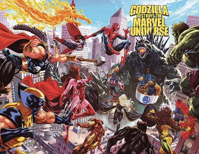 GODZILLA DESTROYS THE MARVEL UNIVERSE - DUGGAN GERRY & G