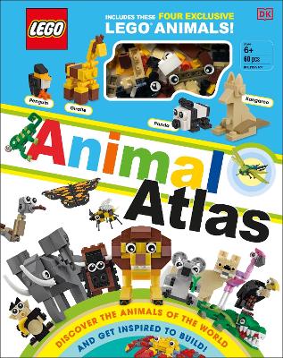 LEGO ANIMAL ATLAS : WITH FOUR EXCLUSIVE ANIMAL MODELS HC - R