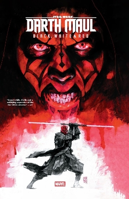 STAR WARS: DARTH MAUL - BLACK WHITE & RED - PERCY BENJAM