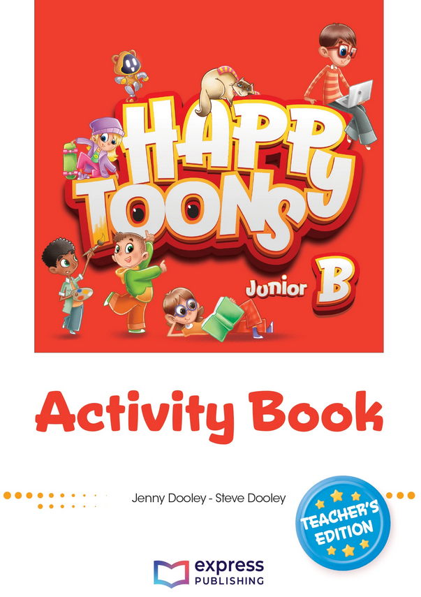 HappyToons Junior B - Activity Book Teacher's Edition (with DigiBooks App)