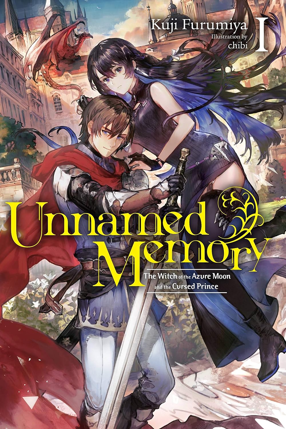 Unnamed Memory I: The Witch of the Azure Moon and the Cursed Prince (light novel)