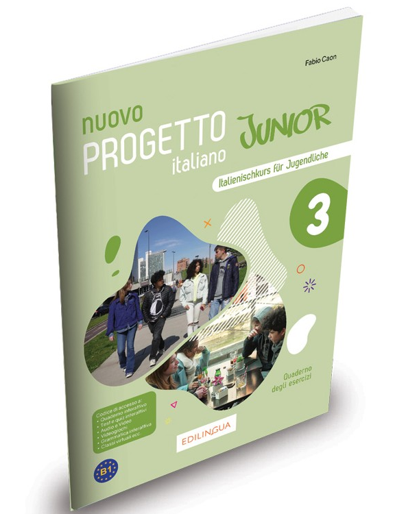 Nuovo Progetto Italiano Junior 3 - Quaderno degli Esercizi (fur deutschsprachige lerner)