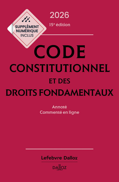 Code Constitutionnel et des Droits Dondamentaux 2026