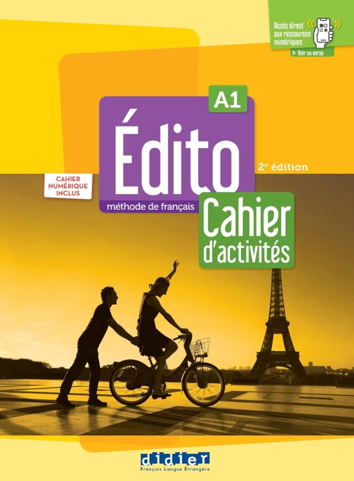 Edito A1 – Edition 2022-2024 – Cahier + numerique inclus Edito A1 – Edition 2022-2024 – Cahier + numerique inclus