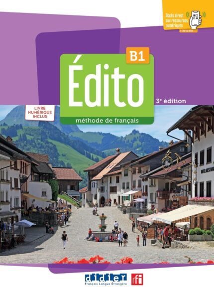 Edito B1 – Edition 2022-2024 – Livre + numerique inclus