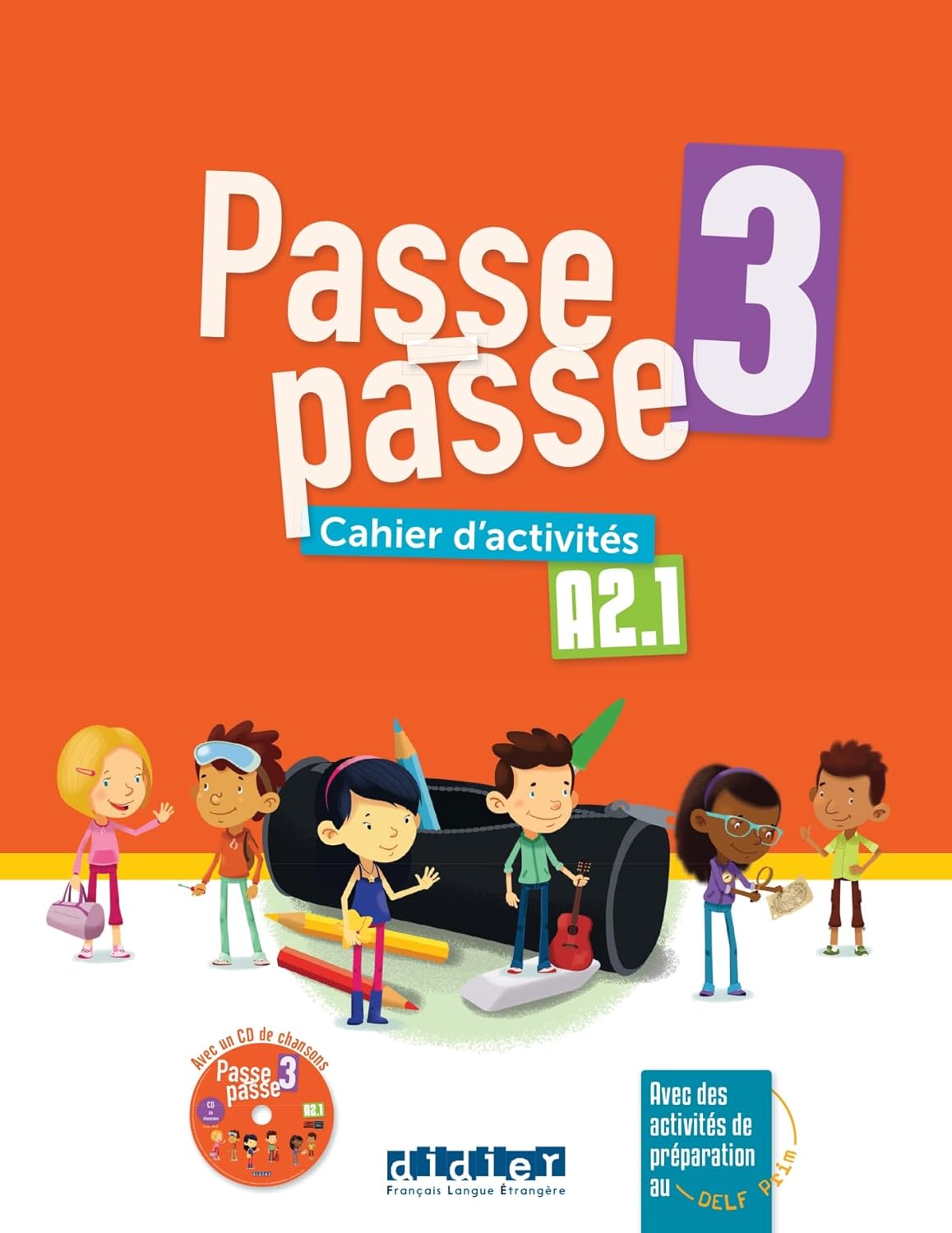Passe-Passe 3 – Niveau A2.1 – Cahier + CD mp3
